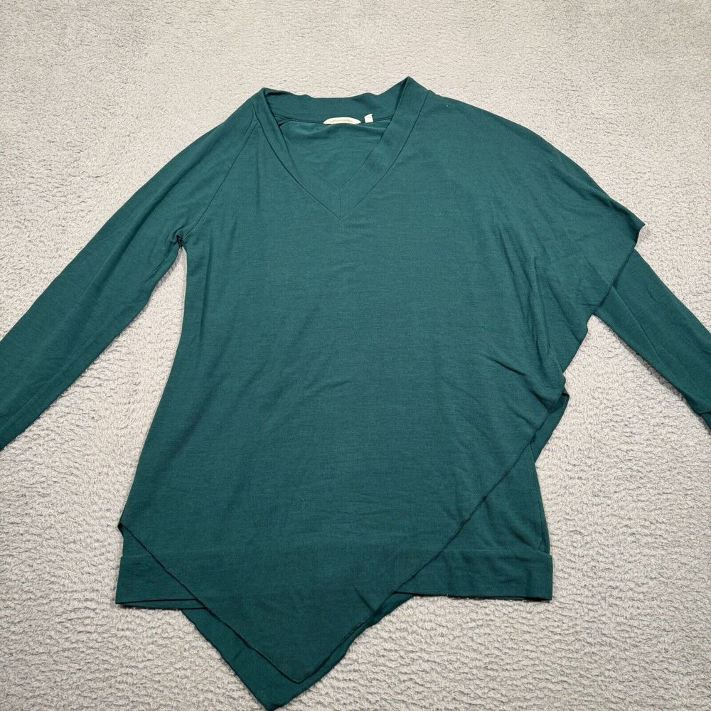 Soft Surroundings Women's Sweater Green Lagenlook Medium M Pullover Knit‎
